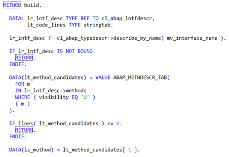 ABAP-Type-Descriptor Auszug